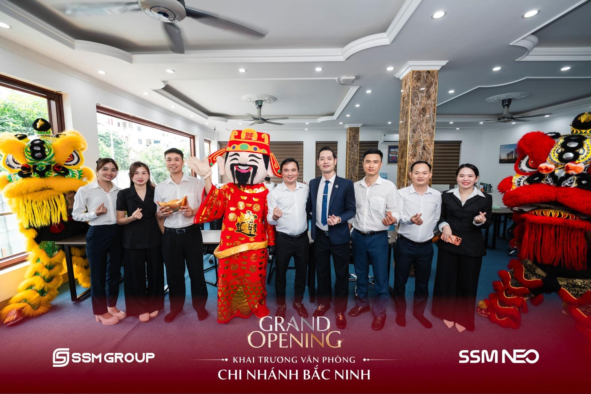 SSM GROUP KHAI TRƯƠNG VĂN PHÒNG CHI NHÁNH BẮC NINH - KHAI MỞ KẾT NỐI, ĐÓN ĐẦU THỊNH VƯỢNG