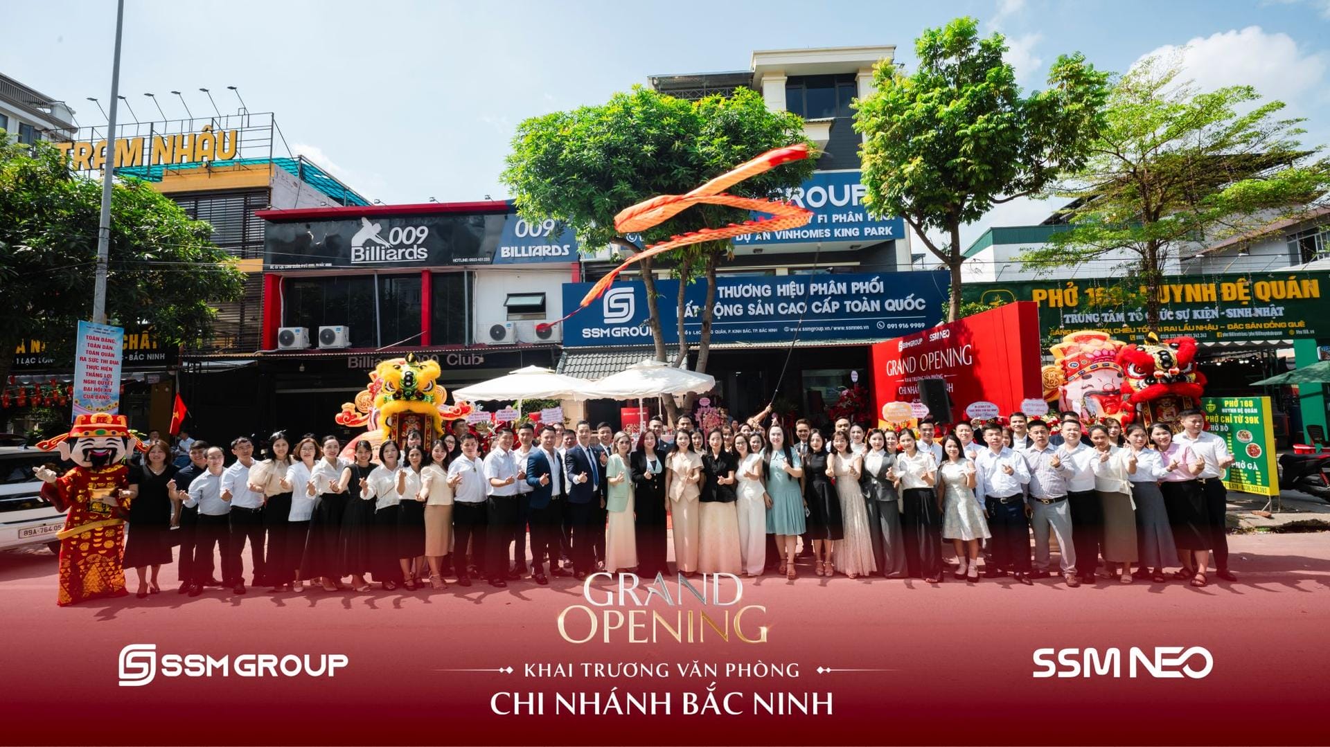 SSM GROUP KHAI TRƯƠNG VĂN PHÒNG CHI NHÁNH BẮC NINH - KHAI MỞ KẾT NỐI, ĐÓN ĐẦU THỊNH VƯỢNG